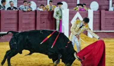 No tuvo suerte el rondeño Pablo Páez en la corrida de su alternativa en la Malagueta