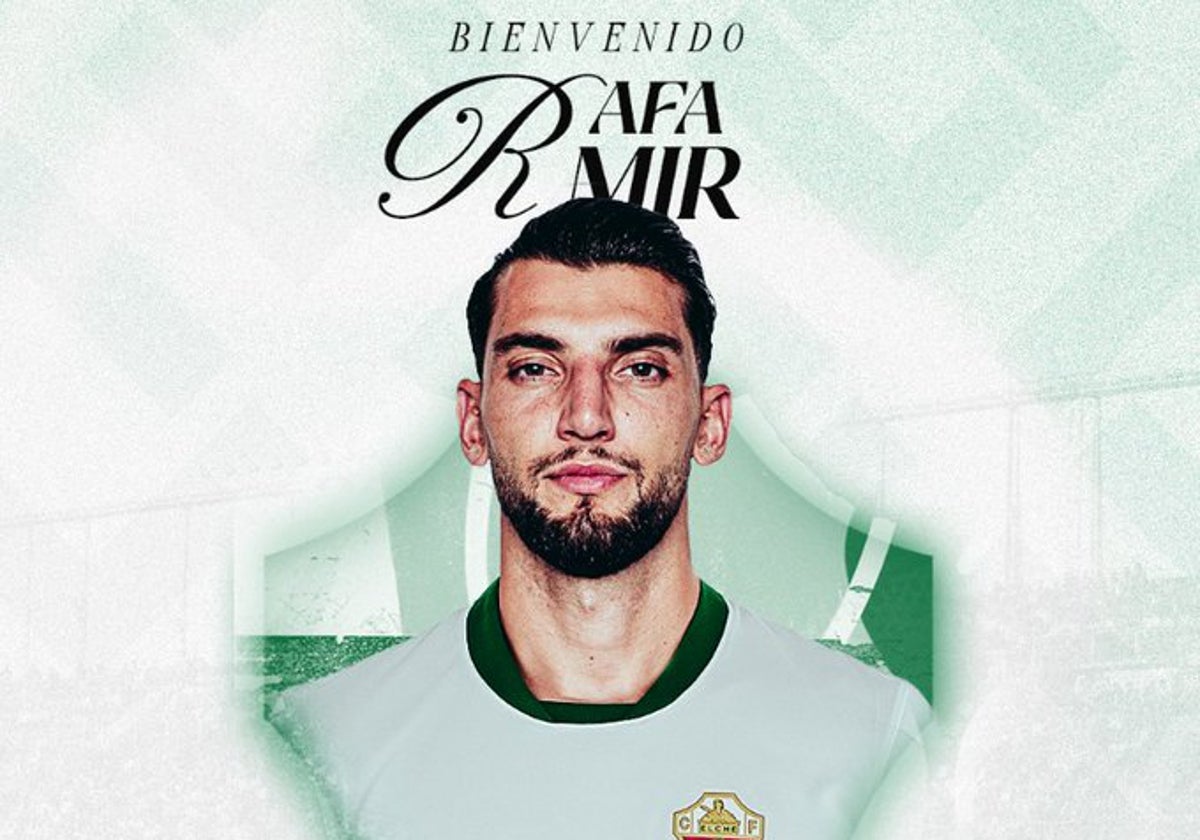 Oficial: Rafa Mir, cedido al Elche