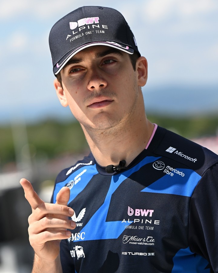 Colapinto durante el GP de Hungría. 
(@f1)