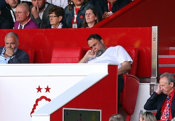 Evangelos Marinakis en el estadio