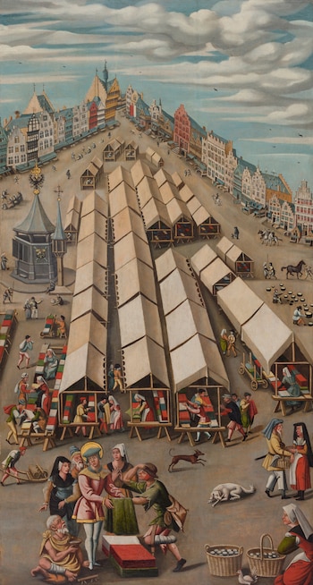 “Mercado de telas de Bolduque”,