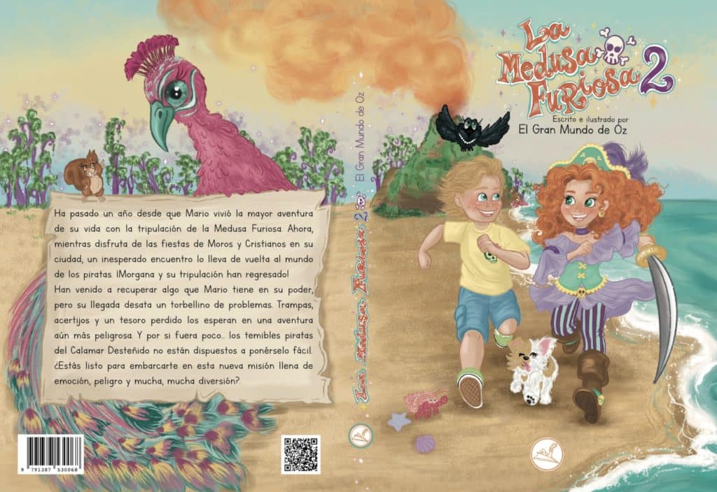 La Medusa Furiosa 2, novela infantil de Silvia García, ilustradora de Rivas