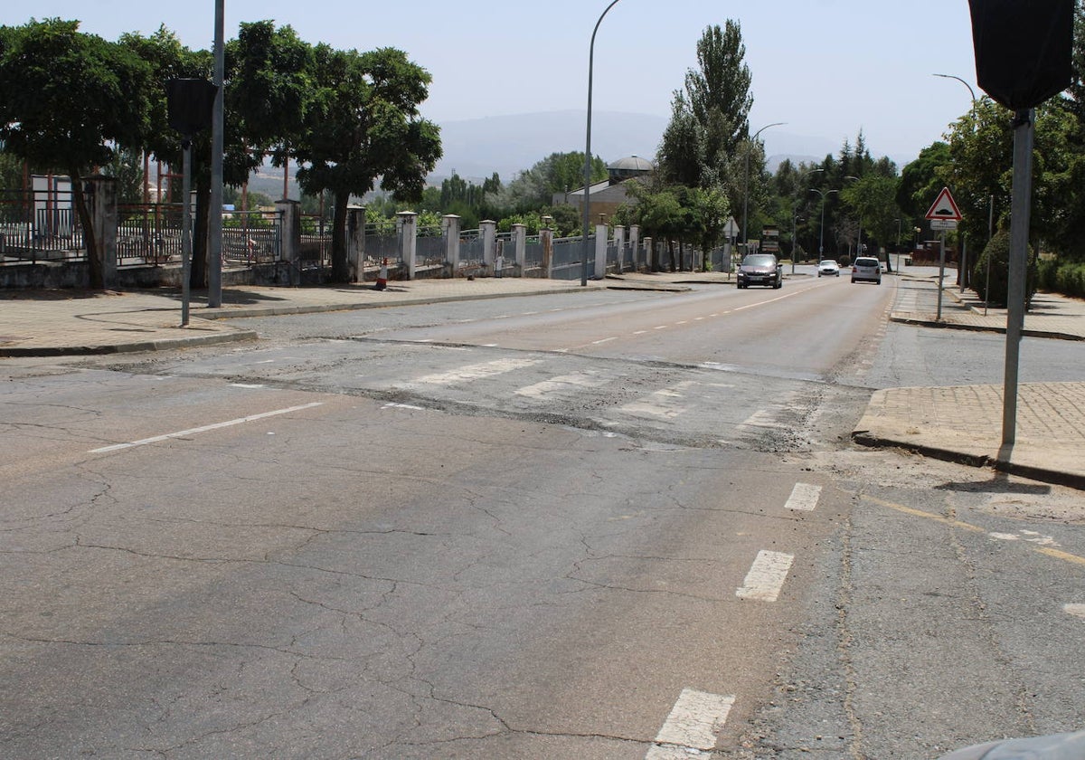 Guijuelo asfaltará Filiberto Villalobos por la noche para reducir el impacto de las obras en los vecinos