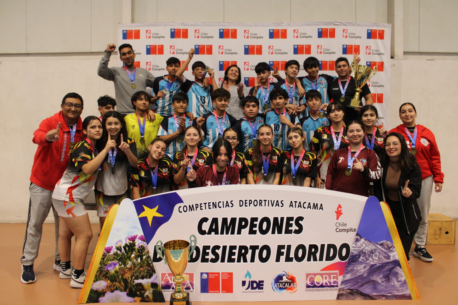 Liceo Católico Atacama y Escuela Pedro León Gallo clasifican al Nacional Escolar de Balonmano