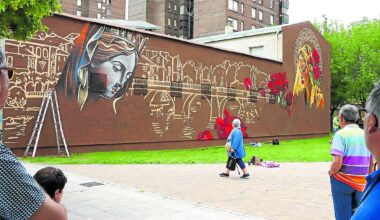 Alabado sea el arte urbano de Miranda