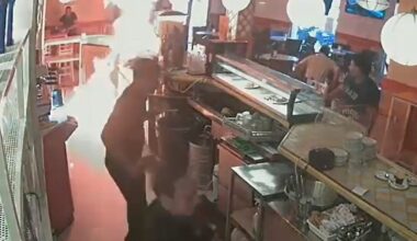 A prisión sin fianza el detenido en Los Palacios tras incendiar un bar al no haber mayonesa para su montadito