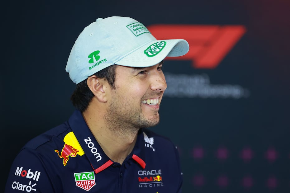 Checo Pérez en conferencia de prensa, durante el Gran Premio de México 2024 - Foto: Imago7