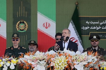 El presidente Pezeshkian habla durante
