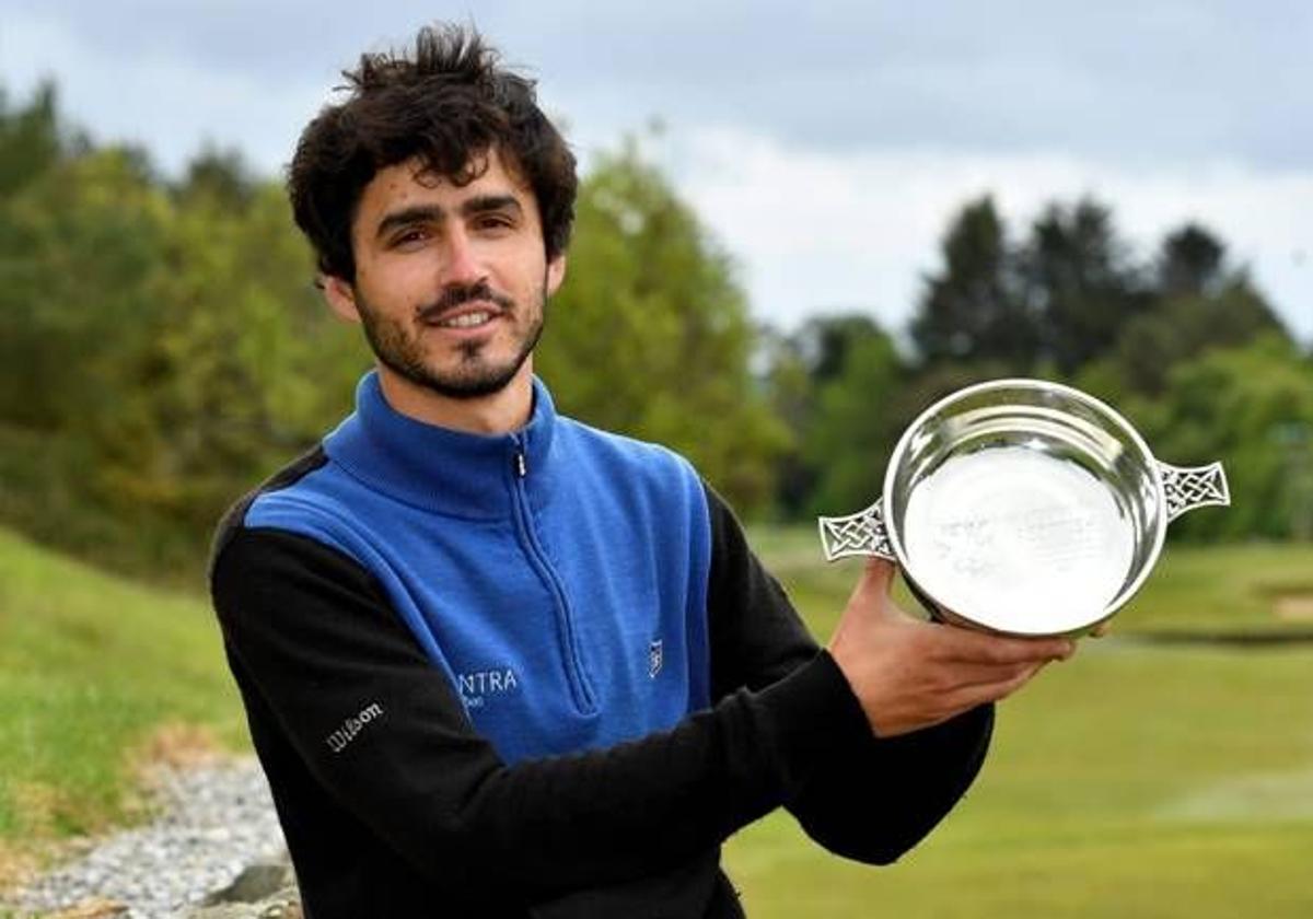 El golfista bilbaíno Javier Sainz sufre para pasar el corte en el Scottish Challenge