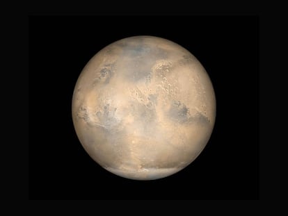 Imagen de la NASA del planeta Marte