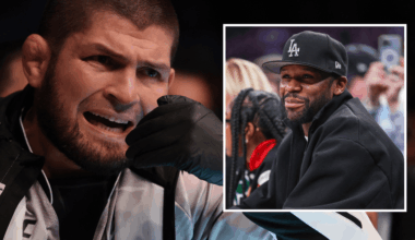 El ex campeón del UFC Khabib Nurmagomedov tacha a Floyd Mayweather Jr. de "don nadie en la vida" y pone en duda su legado en el boxeo