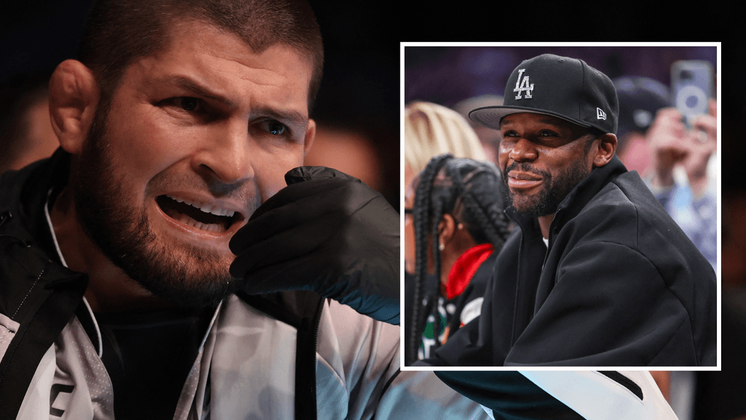 El ex campeón del UFC Khabib Nurmagomedov tacha a Floyd Mayweather Jr. de "don nadie en la vida" y pone en duda su legado en el boxeo