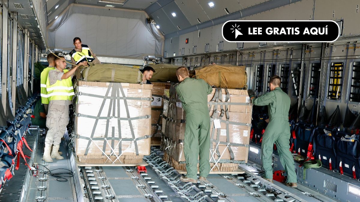 Mercaderes de Gaza venden por 90 euros los paquetes de comida y ayuda que lanzó España
