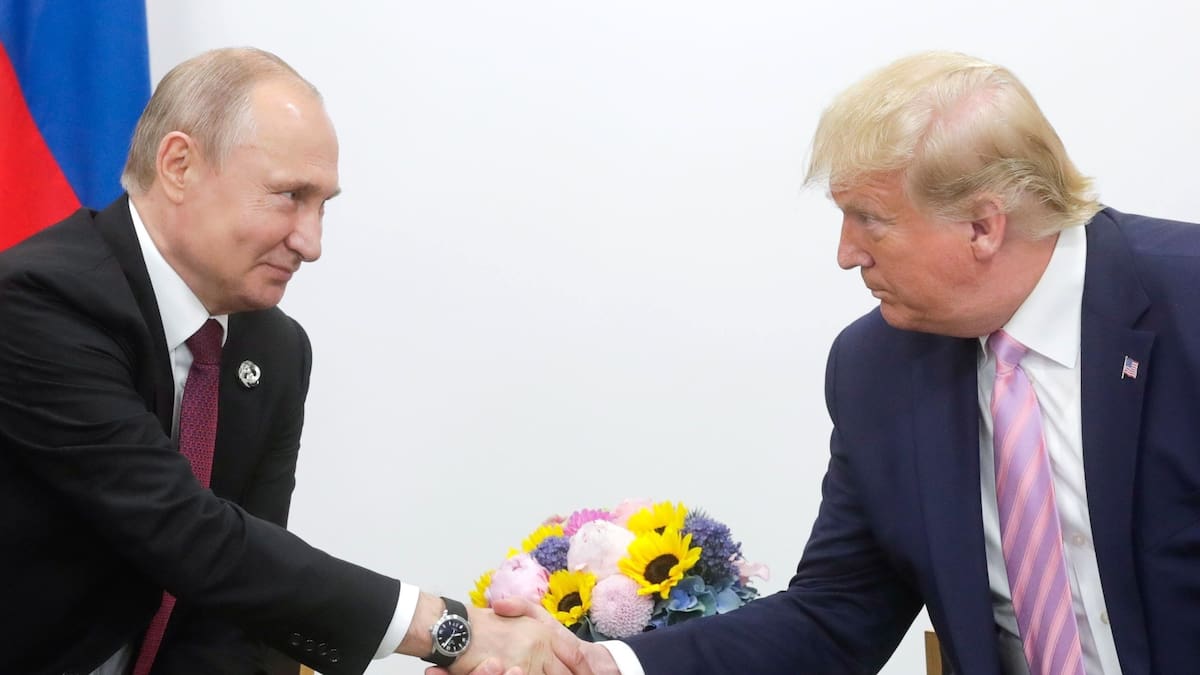 Vladimir Putin y Donald Trump en un encuentro bilateral en 2019