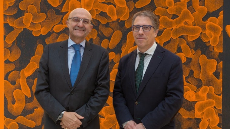 Los investigadores de la Universidad de Navarra, Miguel Ángel Martínez y Miguel Ruiz Canela