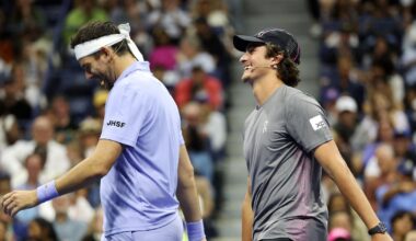 El show de Juan Martín del Potro en el US Open: el punto en el que probó el martillo de Thor y una broma en pleno peloteo