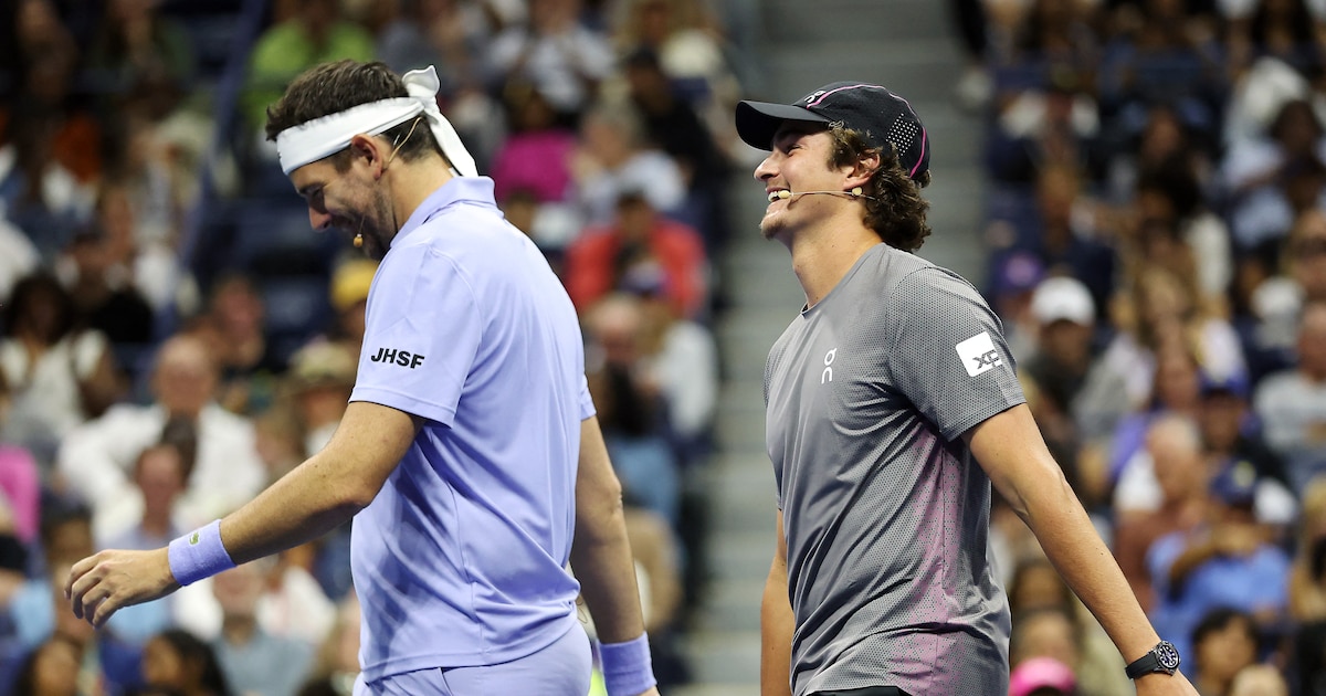 El show de Juan Martín del Potro en el US Open: el punto en el que probó el martillo de Thor y una broma en pleno peloteo