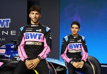 Esteban Ocon formó dupla con