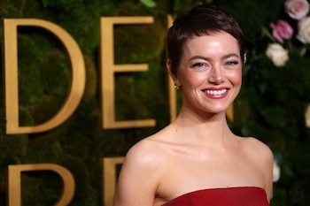 Emma Stone attends the 82nd