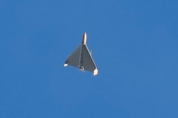 Un dron iraní Shahed lanzado