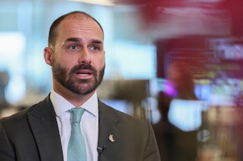 El legislador brasileño Eduardo Bolsonaro