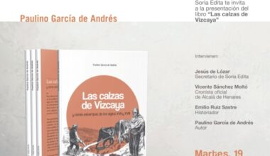 Presentación del libro 'Las calzas de Vizcaya' en Soria