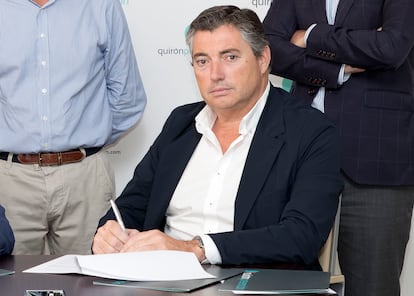 Fernando Camino, presidente de Quirónprevención, en un acto de 2019.