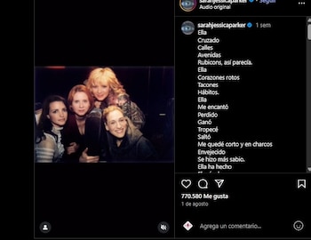 Sarah Jessica Parker se despidió