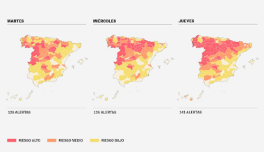 Tercer día de ola de calor en España: 1.654 municipios en riesgo alto. Consulte la situación en su localidad | Clima y Medio Ambiente