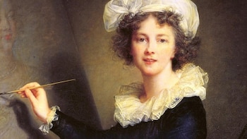 Detalle de “Autorretrato”, de Elisabeth