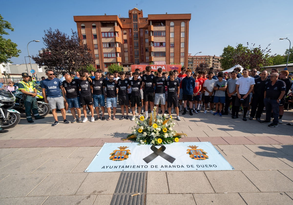 Homenaje al ciclista fallecido