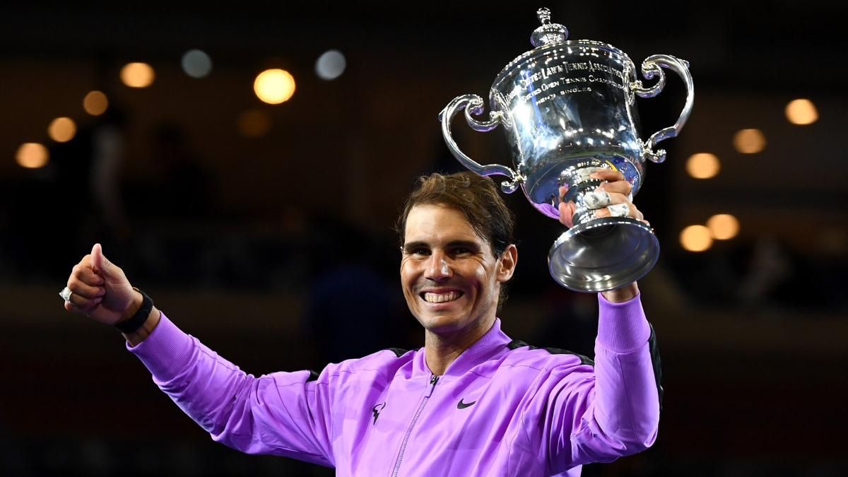 Rafa Nadal cuando ganó uno de sus cuatros US Open