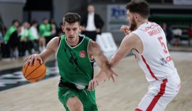 Kalinicenko, en un partido contra Cultural Leonesa.