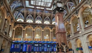 El Ibex 35 se dispara por encima de los 14.800 puntos con la ayuda de BBVA, Merlin y Unicaja
