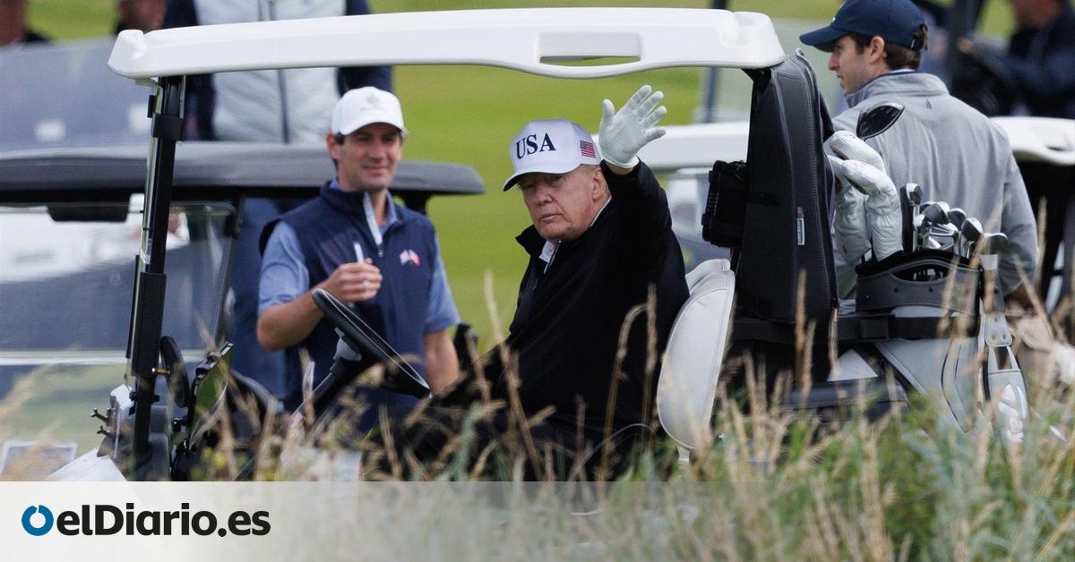 A Trump le molesta ver a personas sin hogar cuando va a jugar a golf y promete desalojarlas a todas de Washington DC