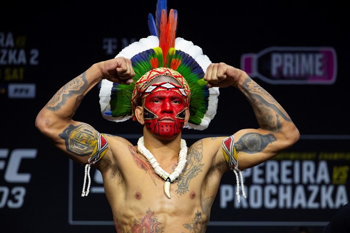 Alex Pereira volverá a pelear. Foto: USA TODAY Sports