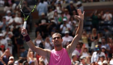 Alcaraz - Rinderknech: horario y dónde ver por televisión este domingo los octavos de final del US Open