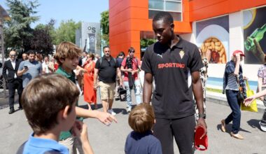 Amadou, jugador del Sporting de Gijón: «Dejé mi país para esto y llegar lo más arriba posible en el fútbol»