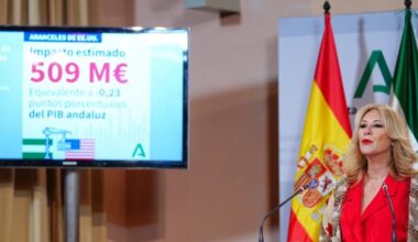 Carolina España pone cifra al impacto de los aranceles de Trump en Andalucía: 509 millones de euros