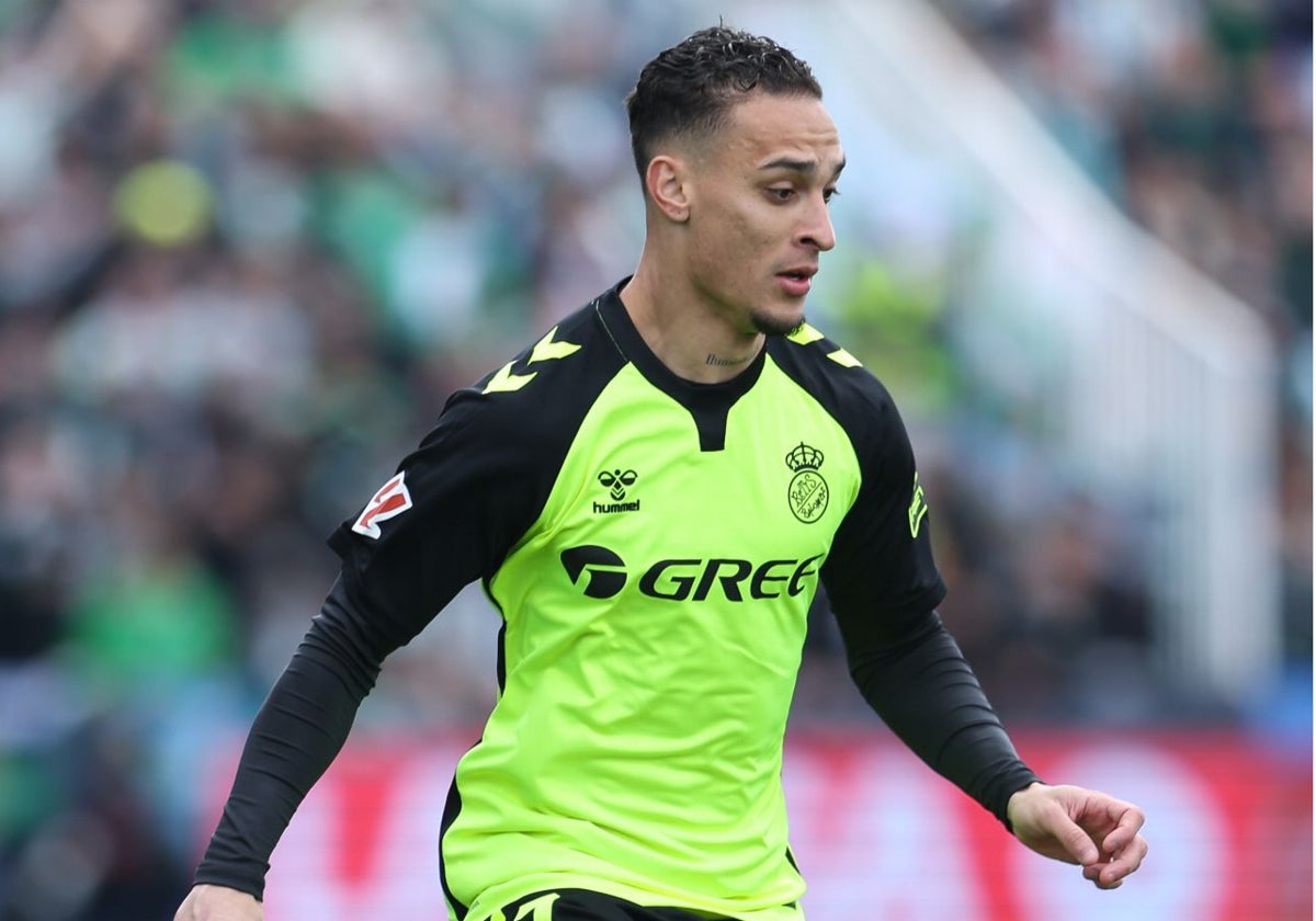 Antony, en el Leganés-Betis de LaLiga 24-25