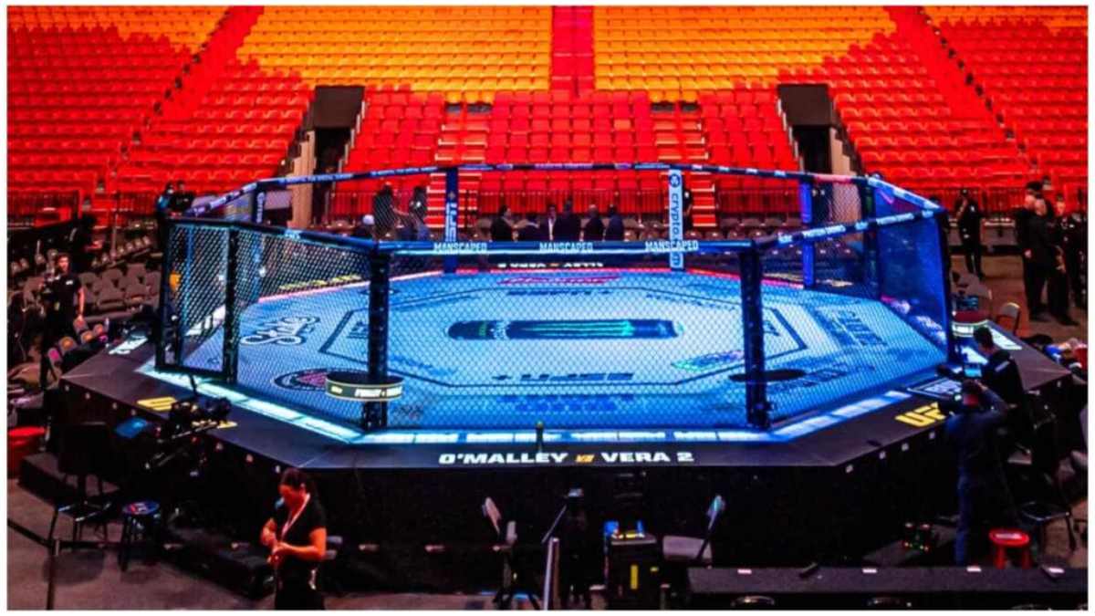 Arena y logo de UFC