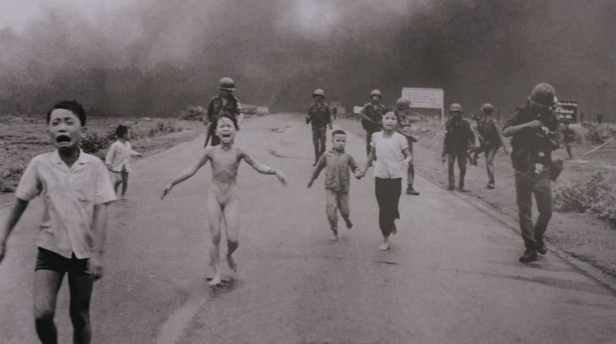 Niña de napalm en Vietnam