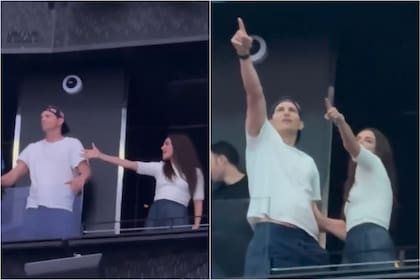 Ashton Kutcher y Mila Kunis bailaron al compás de un hit de Backstreet Boys