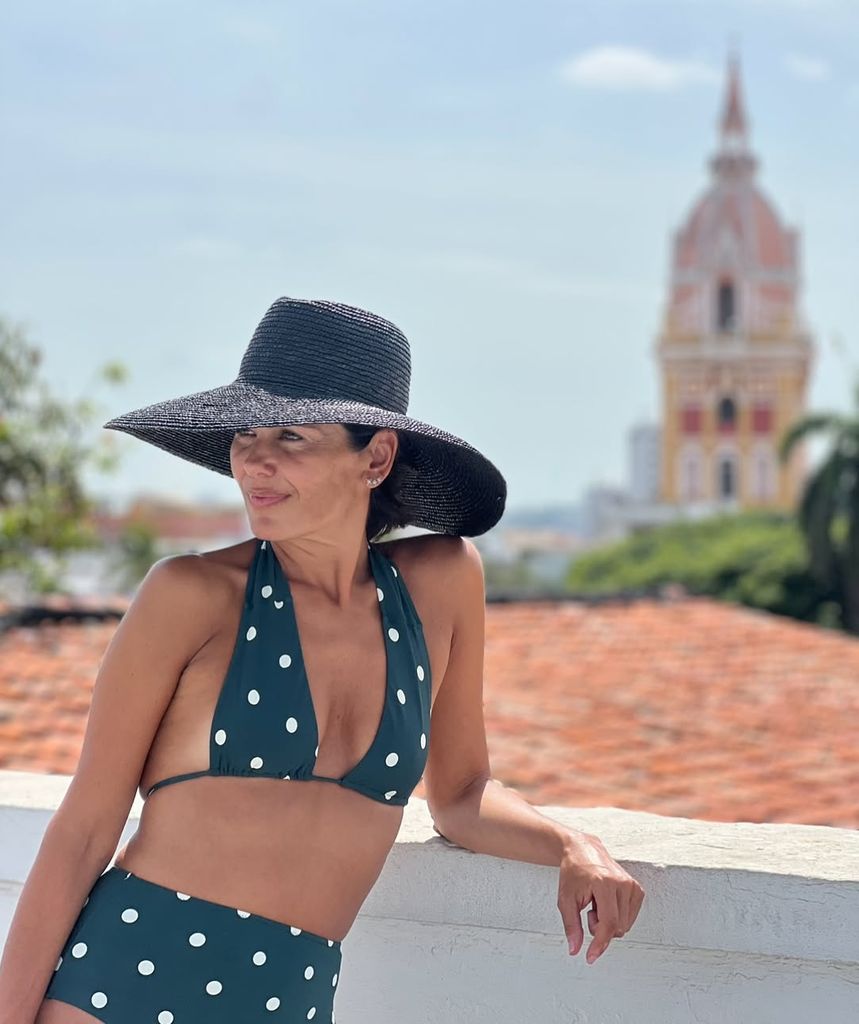 Elena S. Sánchez, de vacaciones en Colombia. Agosto de 2025