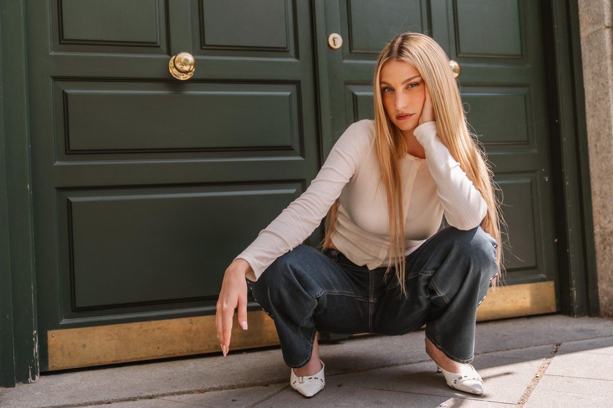 Julieta Gracián, fotografiada en el centro de Madrid.