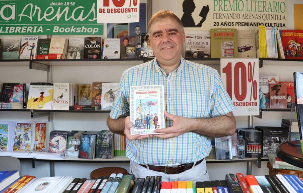 Juan Carlos Pérez de Librería Arenas. |  Germán Barreiros/R.A.