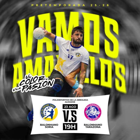 Balonmano Soria se enfrenta a BM Tarazona en Almazán en su cuarto partido preparatorio