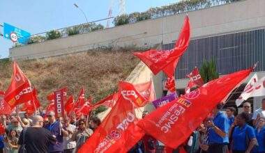 Concentración de la semana pasada en el aeropuerto de Palma de trabajadores de 'handling' de Groundforce.
