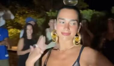 Dua Lipa baila en la fiesta flamenca