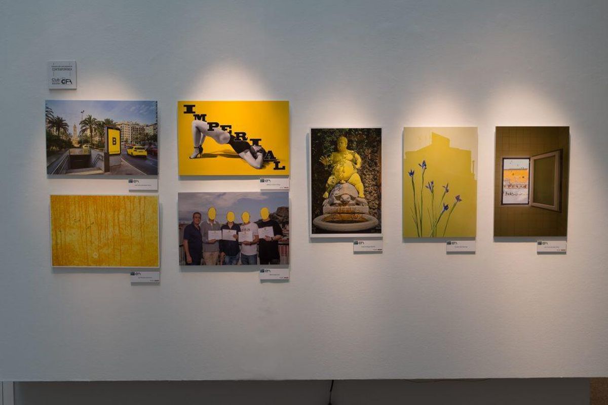Imagen de la exposición "Amarillo Balsalobre", que se puede ver en Alicante